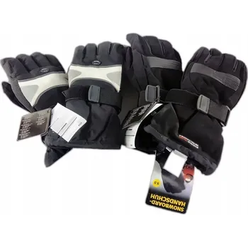 Rukavice Pánské snowboardové rukavice s chrániči zápěstí, velikost 7-10