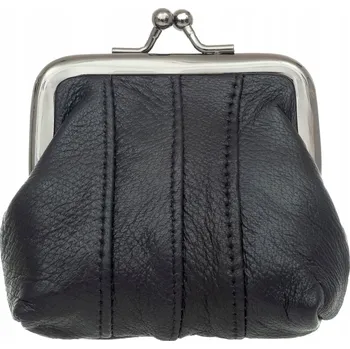 Kaletnik peněženka z pravé lícové kůže černá - dámská