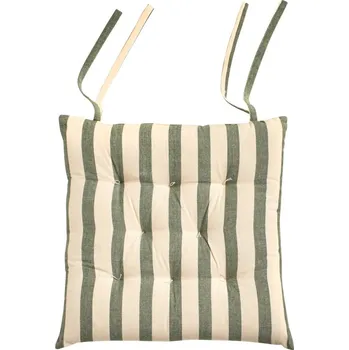 Potah na židli Blancheporte Sada 2 pruhovaných podsedáků na židli eukalyptus