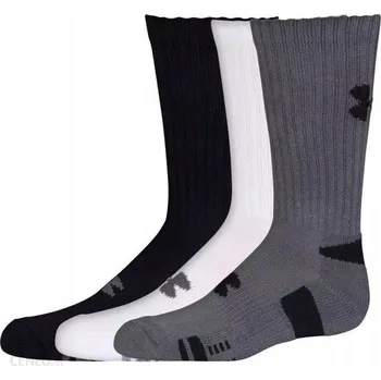 PONOŽKY UNDER ARMOUR HEATGEAR CREW 3P ASST L