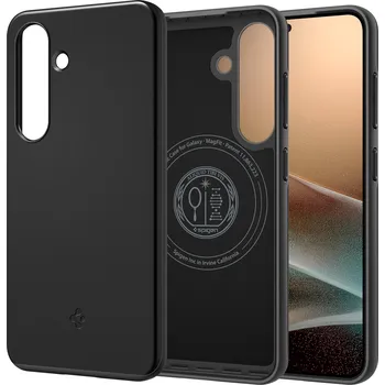 Pouzdro na mobilní telefon Spigen Thin Fit MagSafe Black Samsung Galaxy S25 ACS08993