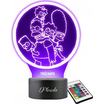 Lampička Plexido vícebarevná Noční lampa