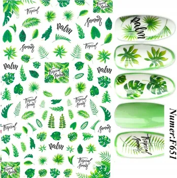 Samolepící dekorace SAMOLEPKY NA NEHTY SAMOLEPÍCÍ LISTY JO-1677