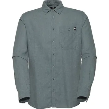 Pánské tričko Mammut Mammut Alvra Summer Longsleeve Shirt Men Barva - Velikost: Šedá - M