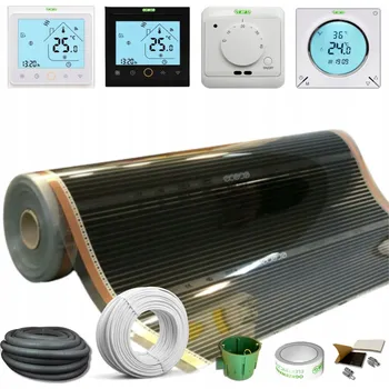 Topná rohož Sada 1m2 - topná fólie 220W/m2 (2m x 50cm)