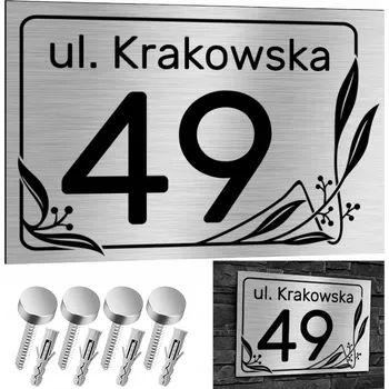 Obraz Číslo na dům 30 x 20 cm