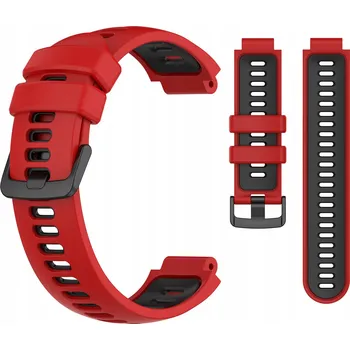 Řemínek na hodinky Sportovní řemínek červený pro Garmin FORERUNNER 220 230 235 620 630 735XT
