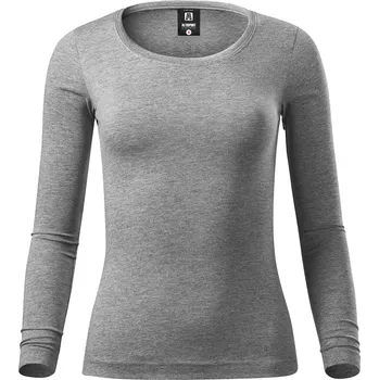 Dámské triko s dlouhým rukávem ALTISPORT NoPrint NP/ALW961 TMAVĚ ŠEDÝ MELÍR S