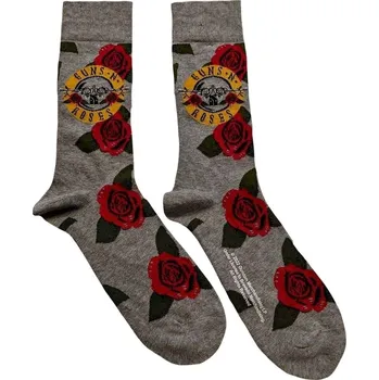 Pánské ponožky Guns N' Roses Ponožky Bullet Roses Grey 40-45