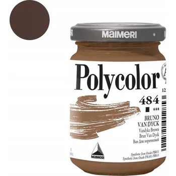 Vodová barva Akrylové barvy Polycolor hnědá 1 ks 140 ml