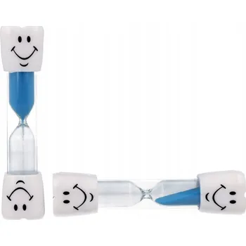 Hodiny Přesýpací hodiny na čištění zubů Verk Group bezbarvé 3 minuty pro děti 1 ks