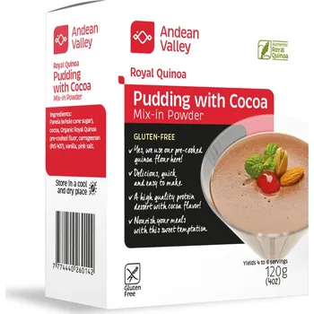 Puding KAKAO z Royal quinoy bez lepku - VEGAN - Andean Valley 120g