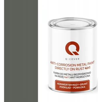 barva na kov BARVA NA KOV NA REZ PLECH 4v1 ŠEDOZELENÁ RAL 7009 VYSOKÝ LESK 1L