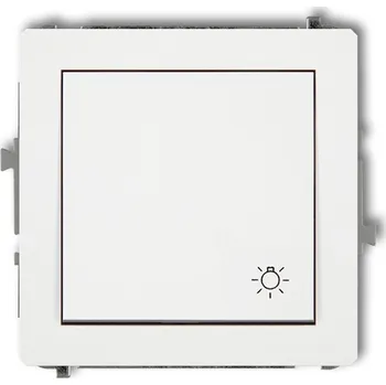 vypínač Deco tlačítko světlo bílé