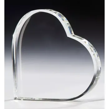 Křišťálové srdce v dárkové krabičce 67470
