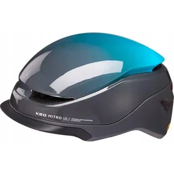 Cyklistická přilba Cyklistická helma KED MITRO UE-1 černo-modrá M