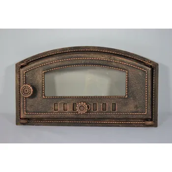 Litinová dvířka do pece na pizzu, chleba, udírny