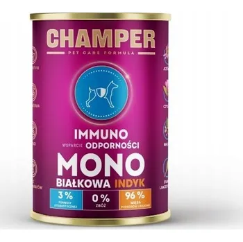 Krmivo pro psa Vlhké krmivo pro psy CHAMPER Immuno s krůtím masem 400 g