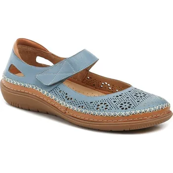 Dámské polobotky Urban Ladies 246-25 modrá dámská nadměrná letní obuv EUR 42