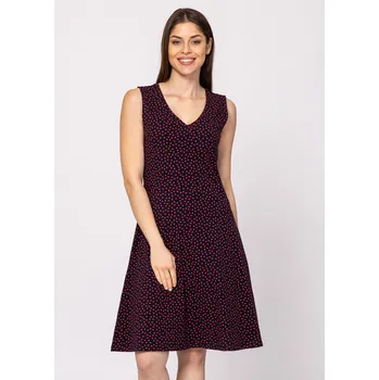 Dámské šaty Heavy Tools dámské šaty s puntíky Vilaka tmavě modré Velikost: S