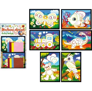 kreativní sada Mačkaný obrázek 28x16 cm, 2 ks