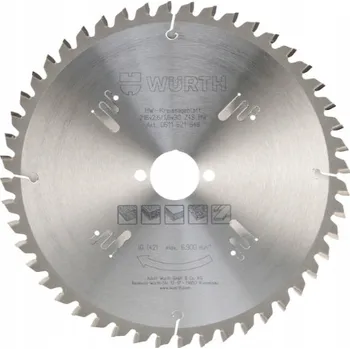 Okružní pila WURTH Kotoučová pila na panely 216x60x30