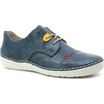 Dámské polobotky RIEKER 52528-14 blue, dámské polobotky vel.39
