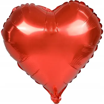 Balónek Fóliový balónek Srdce červené Srdíčko 45 cm Svatba