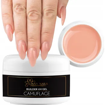 Lak na nehty SUNNY NAILS Stavební gel Builder 15ml camouflage