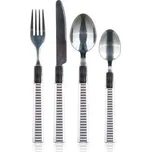 BANQUET Sada nerezových příborů s plastovou rukojetí LINES, 24 ks