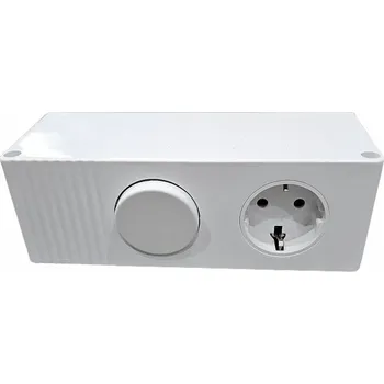 Elektrická zásuvka Elektrická Zásuvka s kabelem Yuyang stříbrná