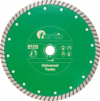 Řezný kotouč Diamantový kotouč Fortis Universal Turbo 230 mm
