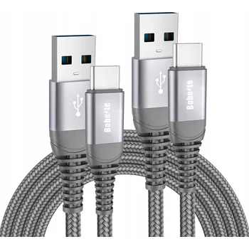 Datový kabel Kabel Bobeite USB - USB typ C 2 m šedý
