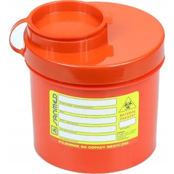 Odpadkový koš Nádoba na lékařský odpad 0,8 l Sanmed