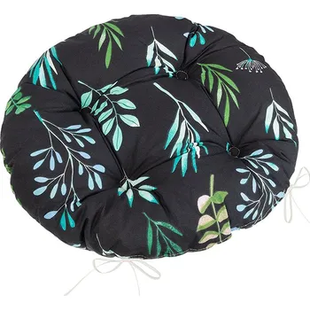 Podsedák Bellatex Sedák Adéla prošívaný kulatý Černá