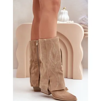 Dámské kozačky Kozačky na podpatku model 203899 Step in style 36