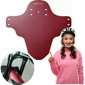 Blatník na kolo BLATNÍK NA KOLO 24-29" MTB PŘEDNÍ ENDURO ČERVENÝ MATNÝ R-17