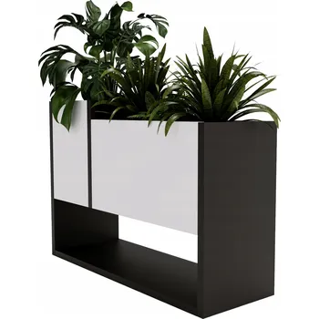 Květináč Květináč Karo C stojací na květiny domů loft květináč Bílý