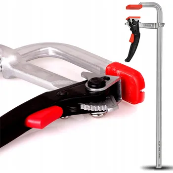 Truhlářská svěrka TRUHLÁŘSKÁ SVĚRKA 500x80mm SVAŘOVACÍ KOVANÁ SE ZÁPADKOU