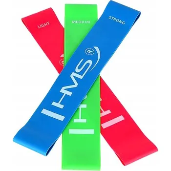 Sada odporových gum Power Band pro cvičení, fitness a trénink, 3 kusy