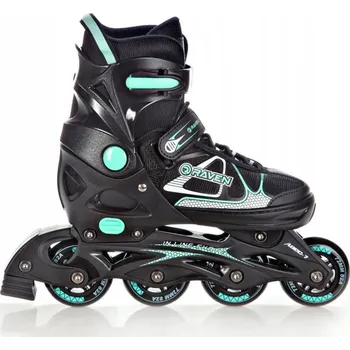 Kolečkové brusle Raven Spirit black/mint EU 37-40 + DÁREK