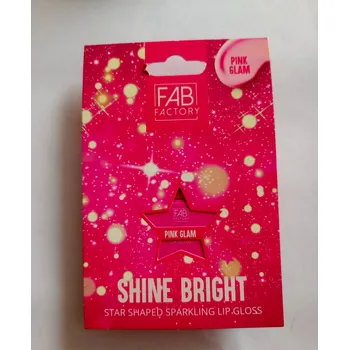 Lesk na rty Lesk na rty ve tvaru hvězdy - Pink Glam 7,2 ml