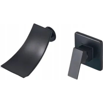 Vodovodní baterie Nástěnná umyvadlová baterie Arizone černá