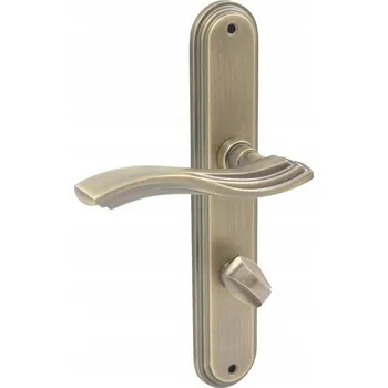 Dveřní kování Interiérová klika Domino Dlouhý štítek