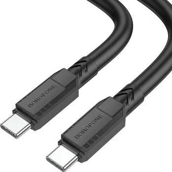 Datový kabel Kabel Borofone USB typ C - USB typ C 1 m černý