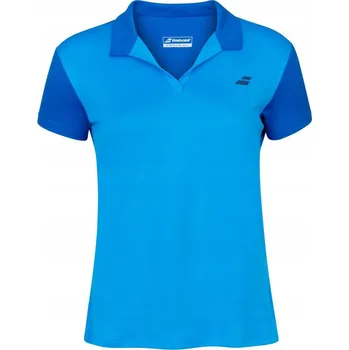 Dámské tričko POLO TRIČKO BABOLAT PLAY POLO WOMEN BLUE ASTER XS