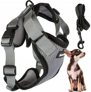 Postroj pro psa BEZTLAKOVÉ POSTROJE PRO MALÉ PSY S RUKOJETÍ, LEHKÉ, MĚKKÉ A PEVNÉ - VELIKOST S