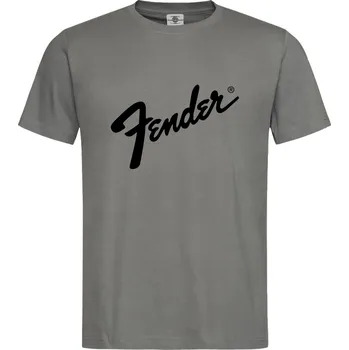 Pánské tričko Tričko Fender | Guitar Druh: Pánské, Barva: Břidlice, Velikost: XL