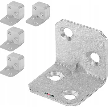 Úhloměr Úhelník spojovací tesařský 25x25x25 nábytkový 50 KS