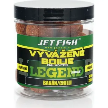 Boilies 250ml-24mm Legend range Vyvážené boilie : BANÁN / CHILLI